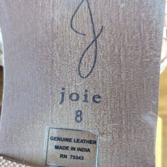 Joie Slip-On Mule Sandals Coastal Cowgirl Preppy Academia Minimalist Capsule 8 - Picture 8 of 8